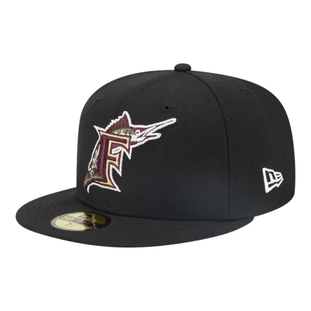 New Era Florida Marlins Botanical Fitted Hat 59FIFTY Cap - Picture 9 of 11